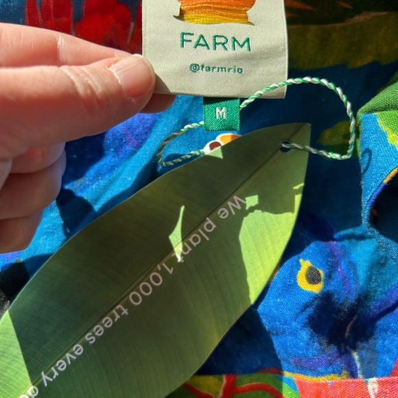 FARM Rio Multicolor Tropical One-Shoulder Maxi Dress - Picture 10 of 15